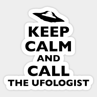 UFO  Keep Calm Sticker